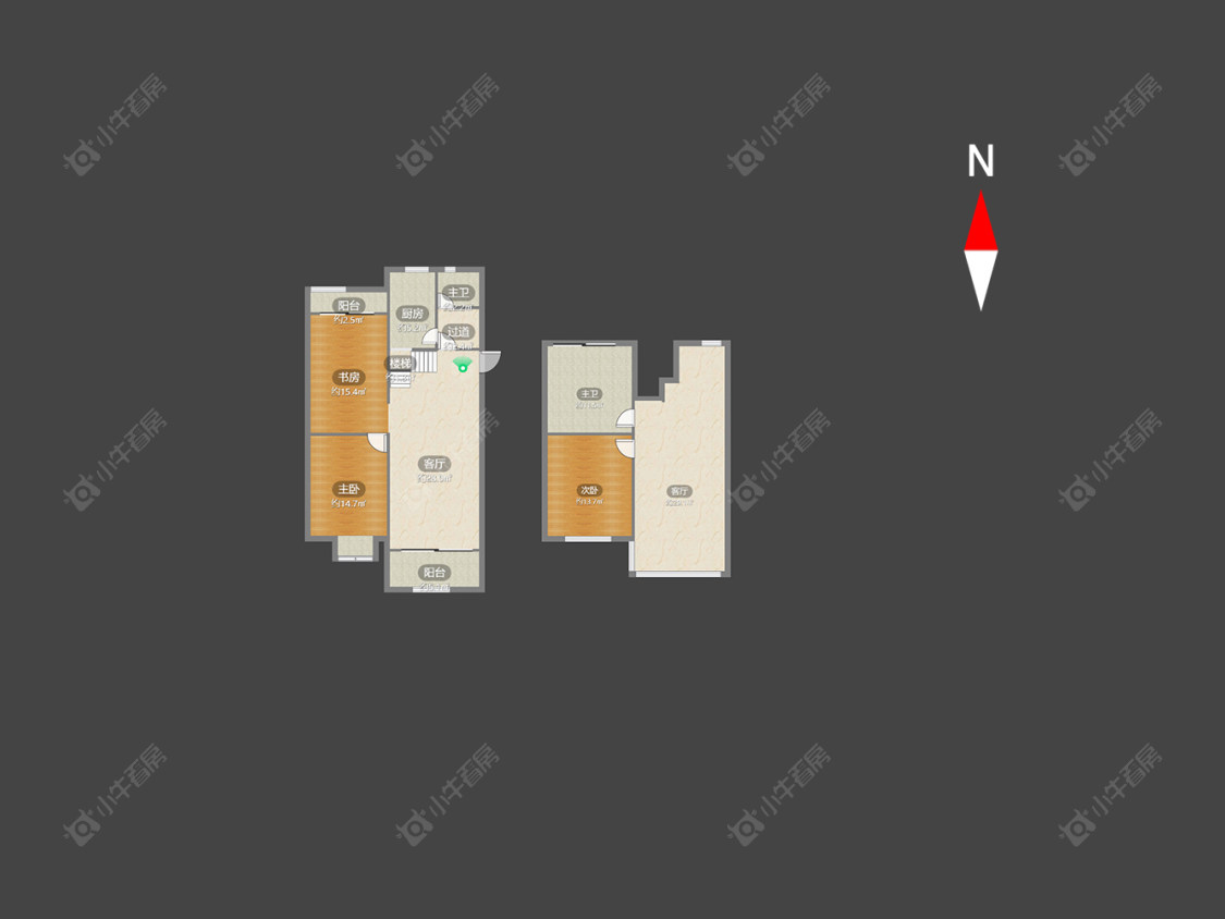 常州润德半岛在售二手房源户型图_小牛看房