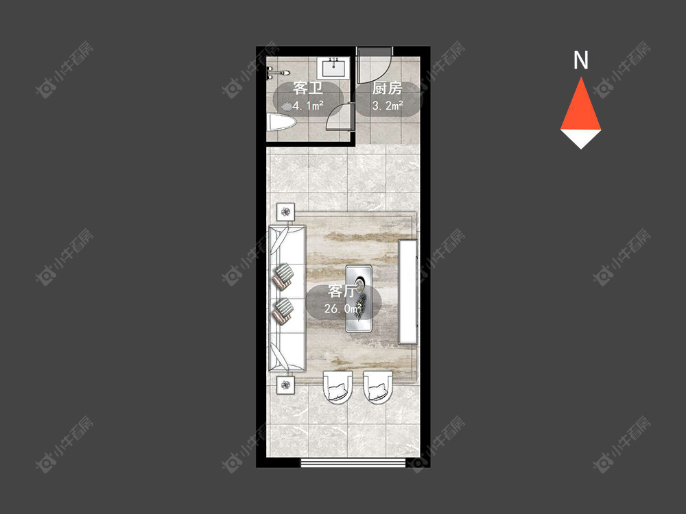 常州四季青服装城在售二手房源户型图_小牛看房