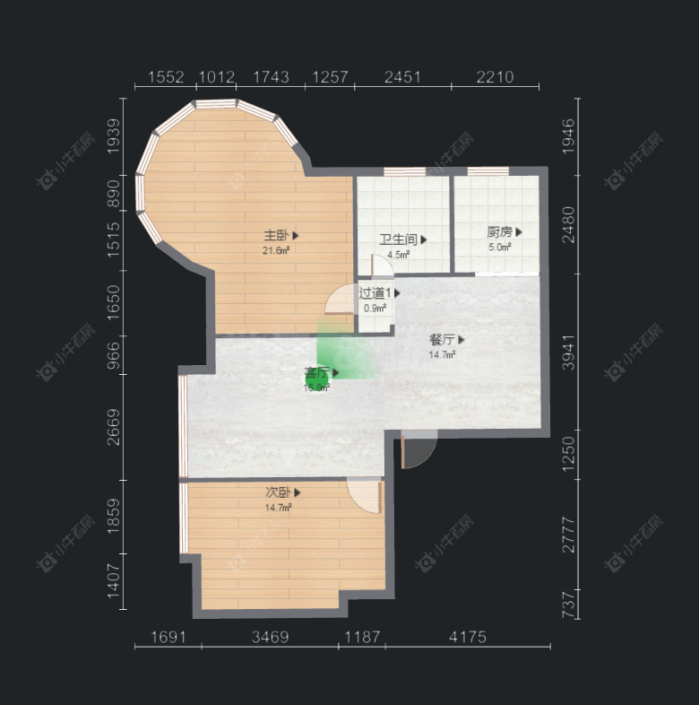 常州凤凰苑在售二手房源户型图_小牛看房