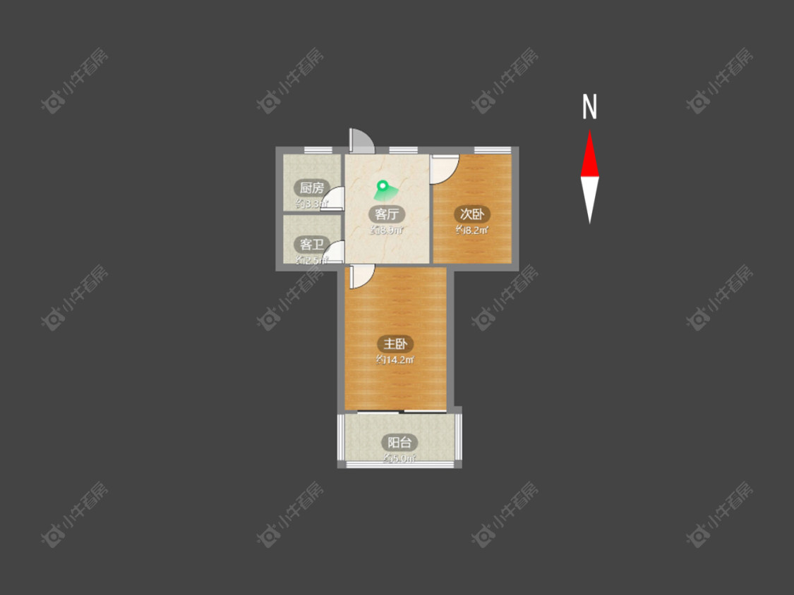 常州桃园路在售二手房源户型图_小牛看房