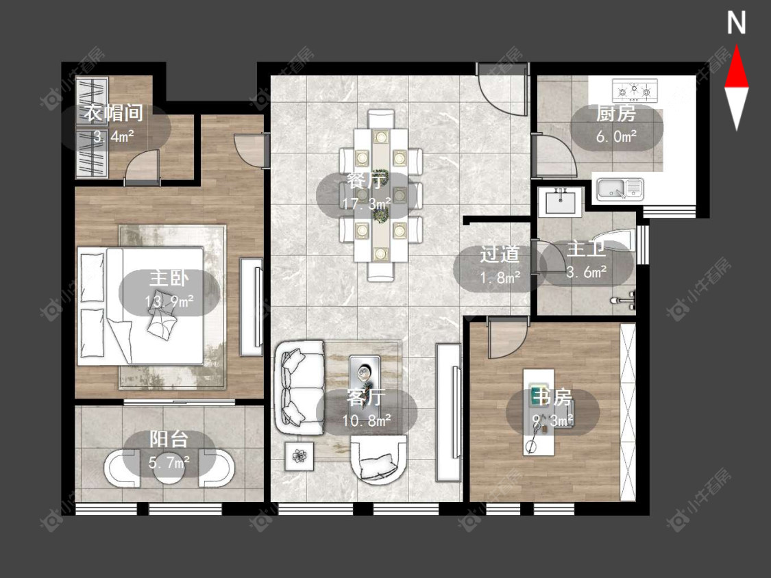 凯悦中心房源户型图 常州凯悦中心在售二手房源户型图_小牛看房