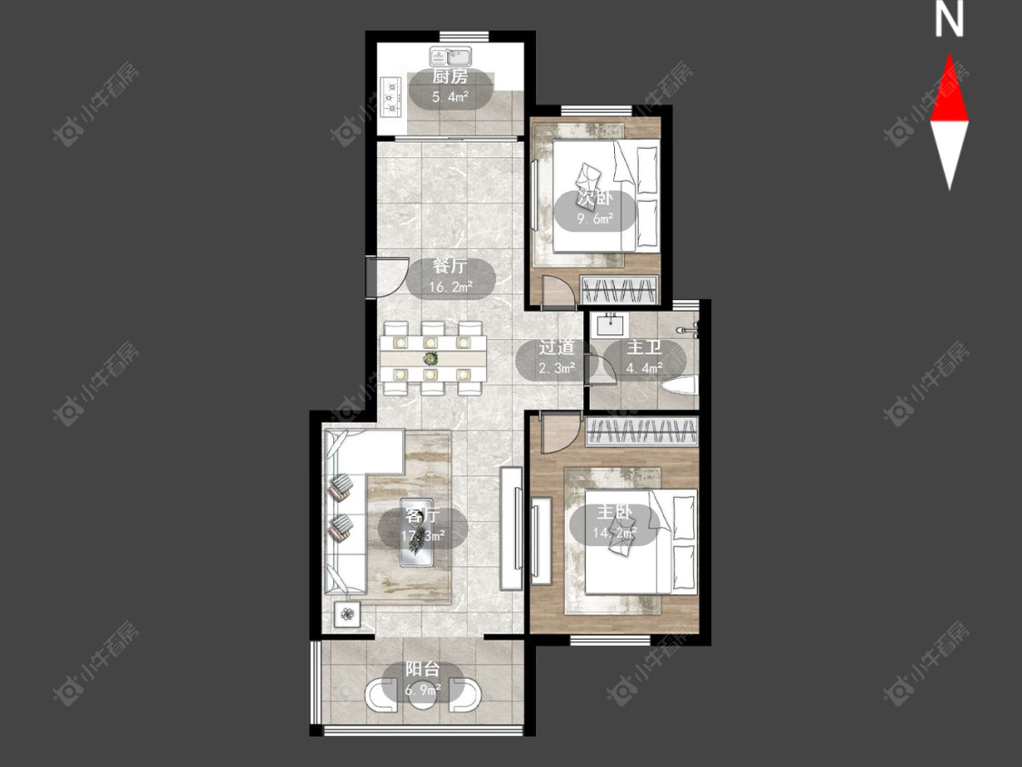 紫云苑房源户型图 常州紫云苑在售二手房源户型图_小牛看房