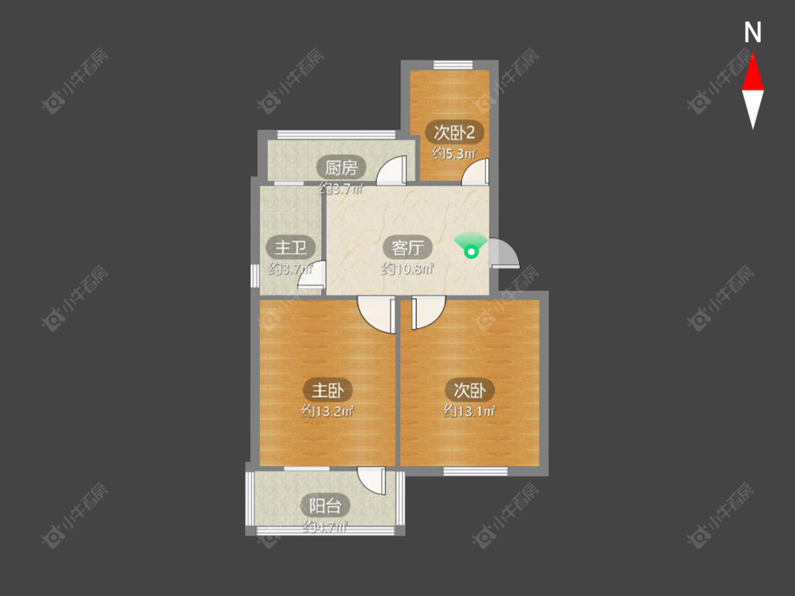 常州常钢宿舍在售二手房源户型图_小牛看房