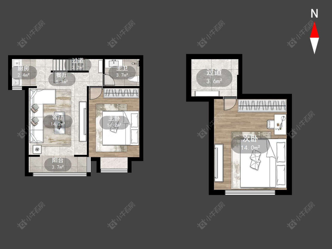 常州梧桐苑东区在售二手房源户型图_小牛看房