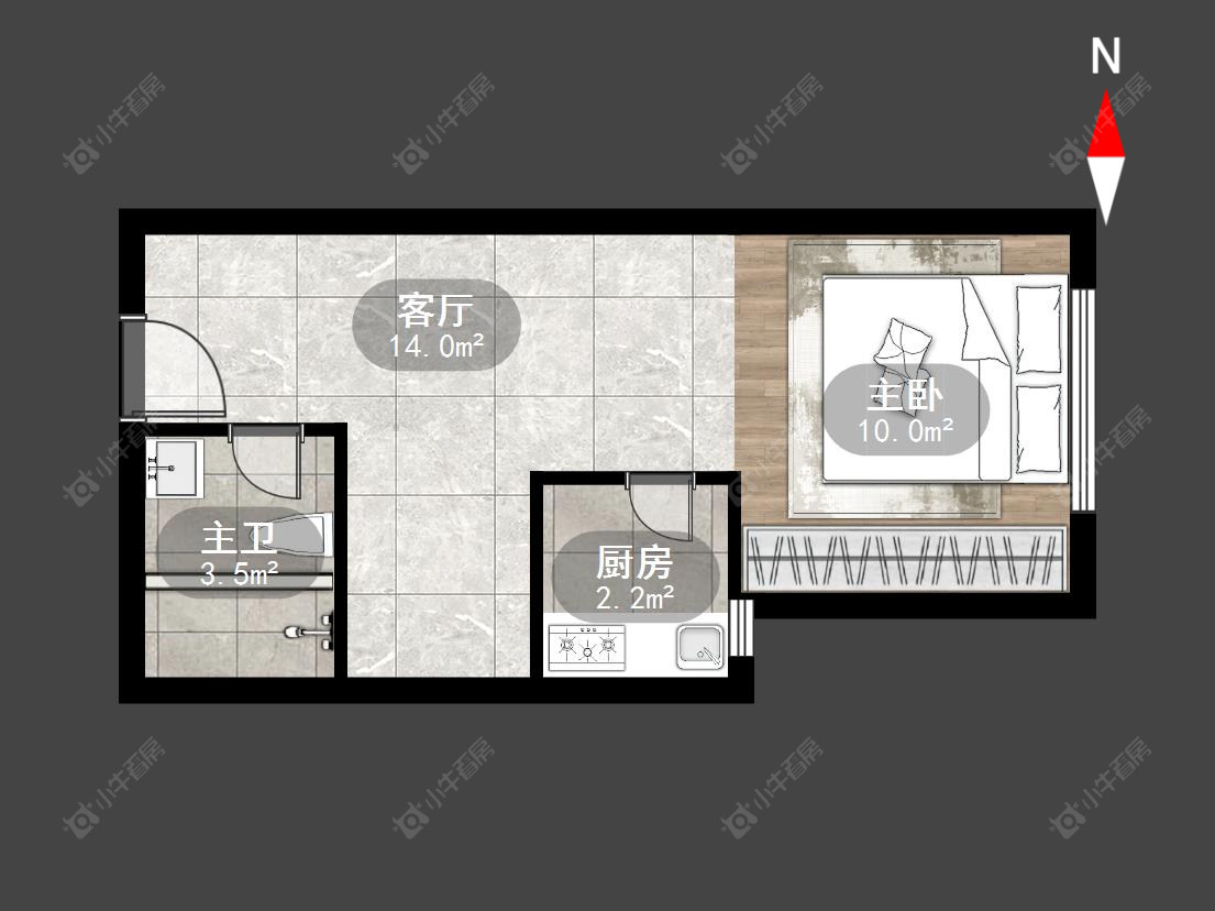 常州东方国际公寓在售二手房房源户型图_小牛看房