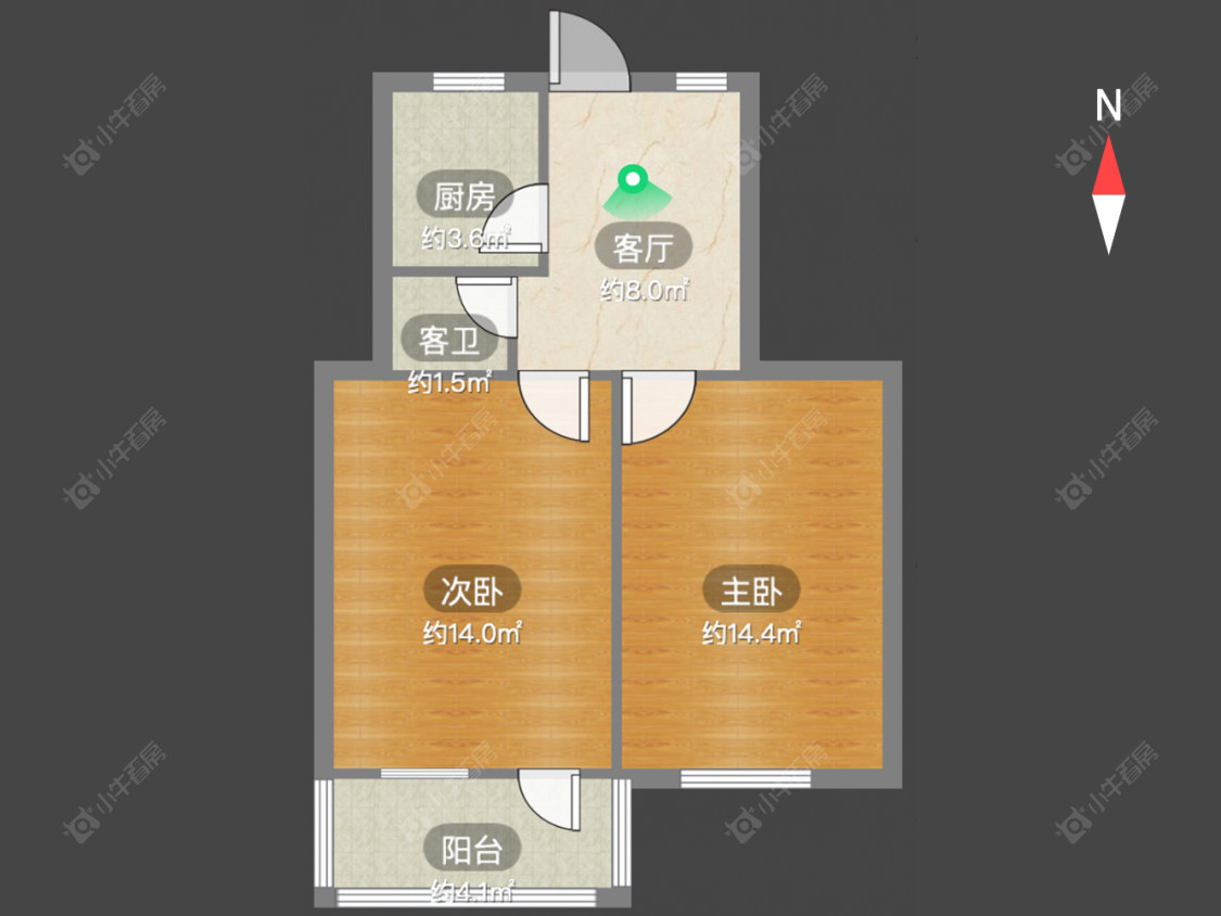 常州河苑新村在售二手房房源户型图_小牛看房