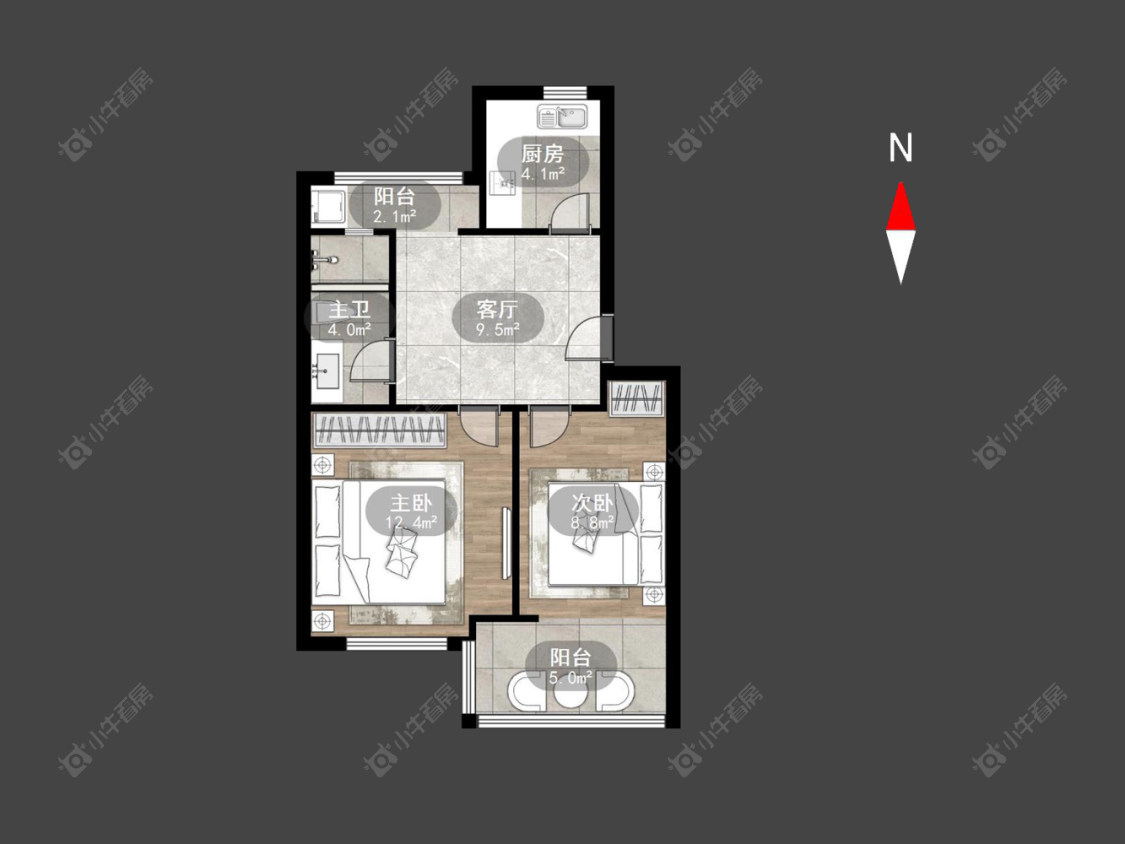 常州兰翔新村在售二手房源户型图_小牛看房