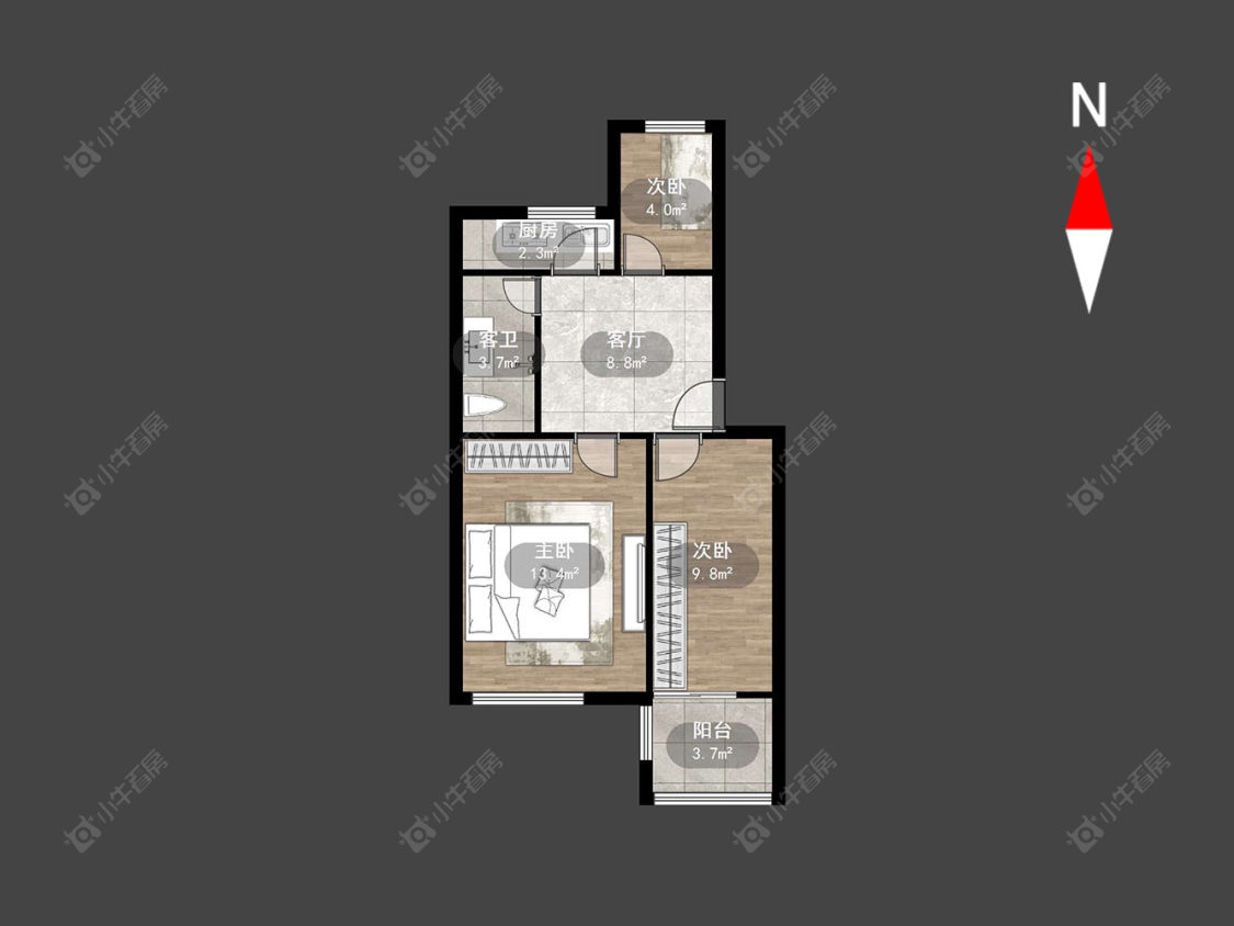 翠苑公寓房源户型图 常州翠苑公寓在售二手房源户型图_小牛看房