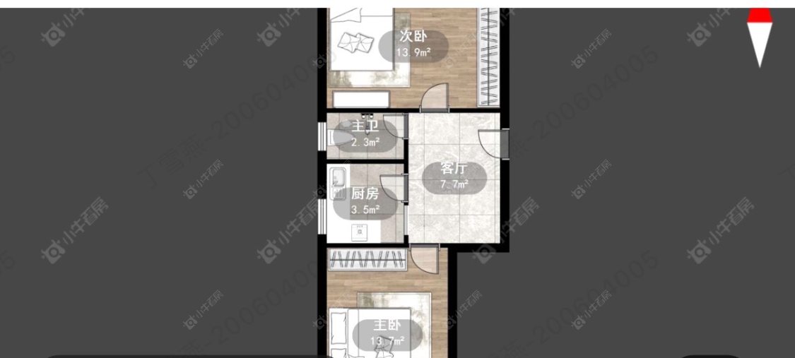 常州西上园在租房源户型图_小牛看房