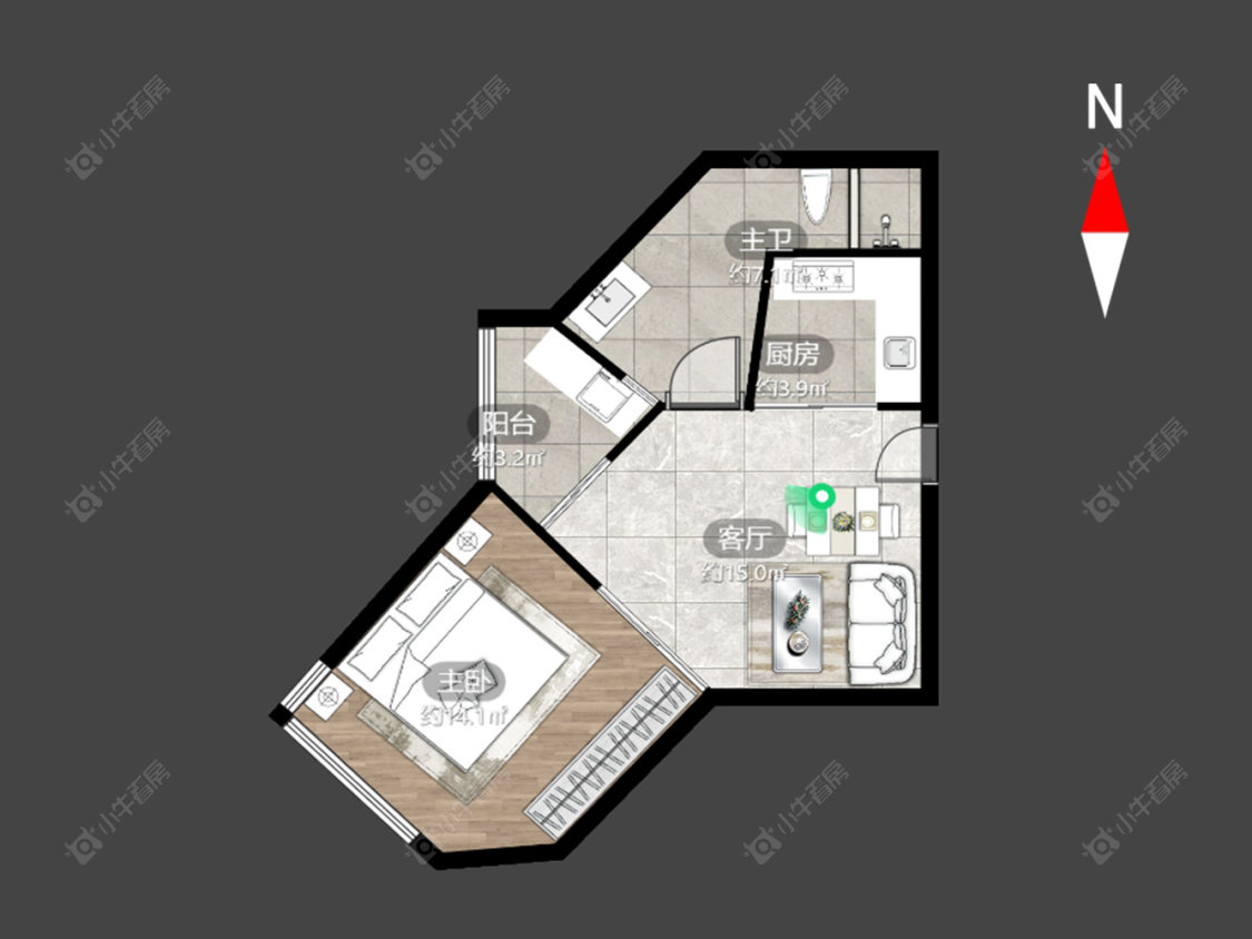 侨光苑房源户型图 常州侨光苑在售二手房源户型图_小牛看房