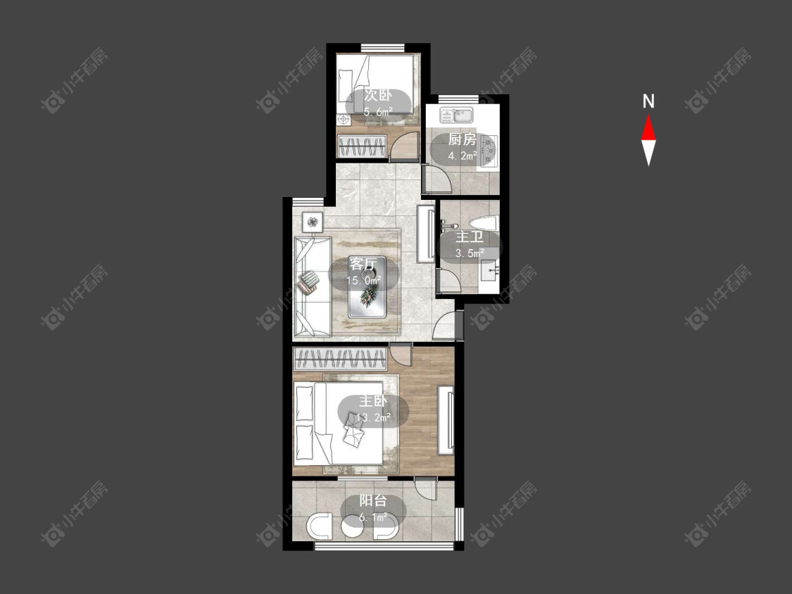 常州春风新村2室1厅1卫在售二手房房源图片