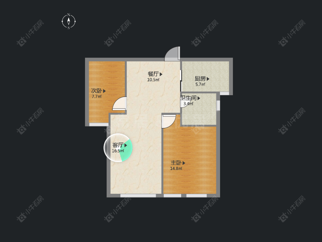常州新乐花园在售二手房源户型图_小牛看房