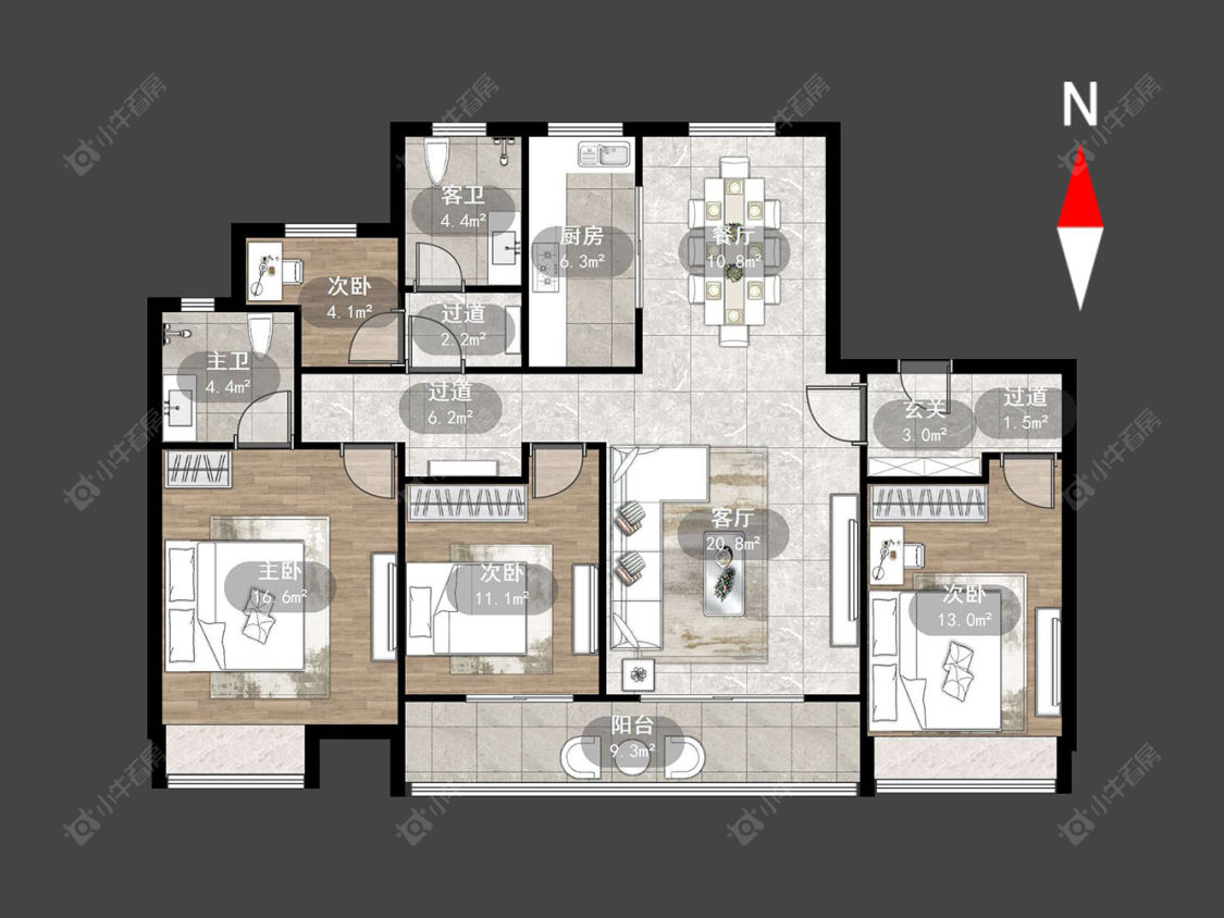 金茂·东城金茂悦房源户型图 常州金茂·东城金茂悦在售二手房源户型图_小牛看房