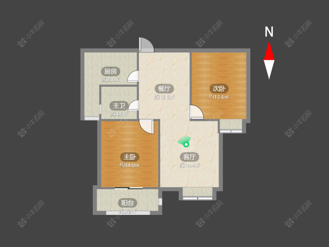 常州月馨苑在售二手房源户型图_小牛看房