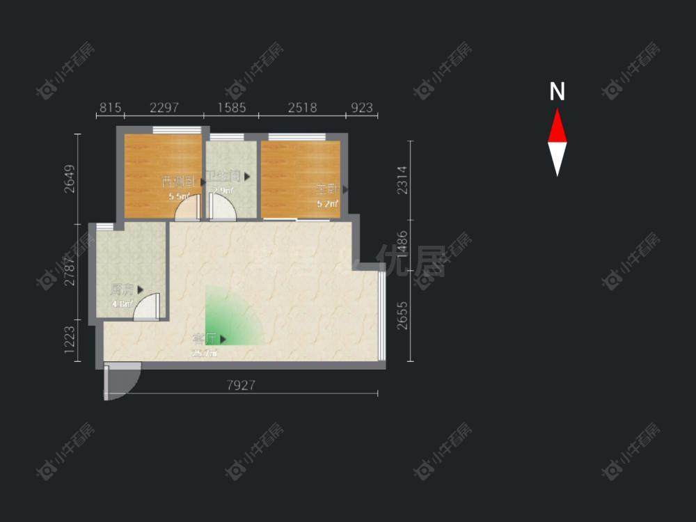 金百国际房源户型图 常州金百国际在售二手房源户型图_小牛看房