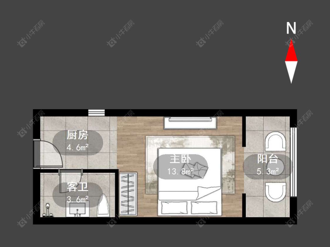 常州高力国际SOHO在售二手房源户型图_小牛看房