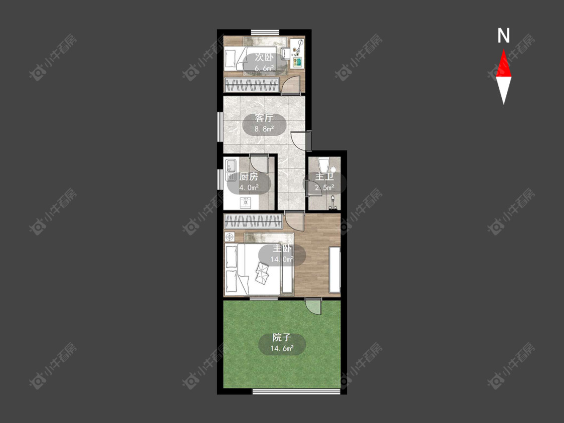 常州清潭新村在售二手房房源户型图_小牛看房