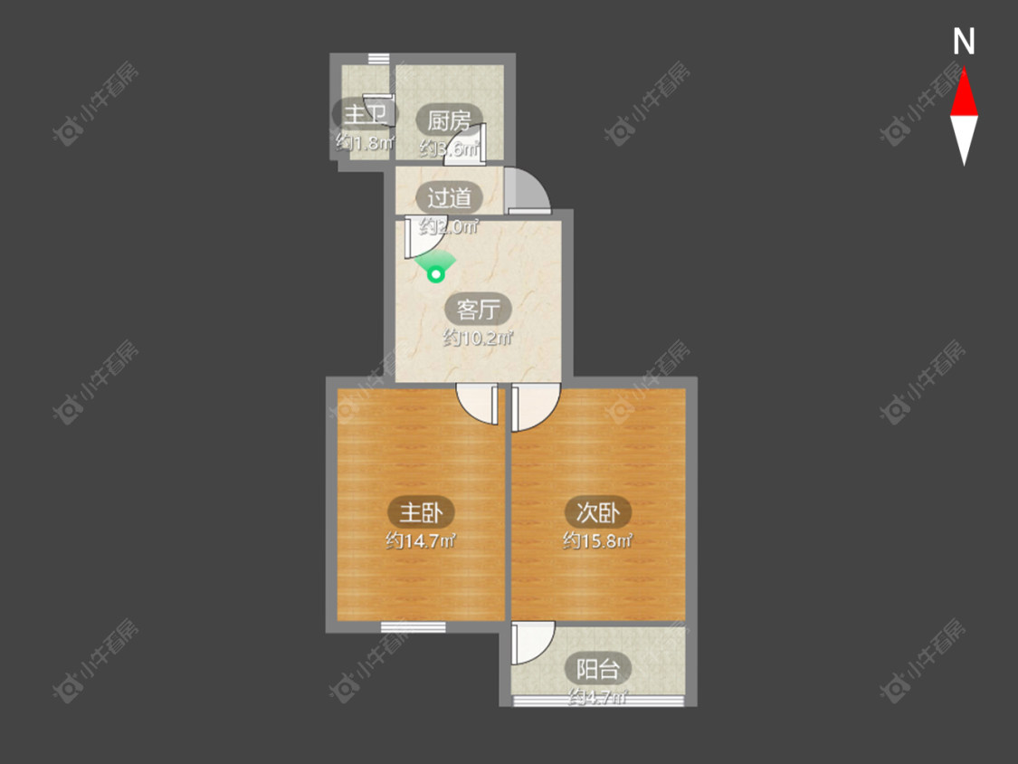 常州东印宿舍在售二手房源户型图_小牛看房