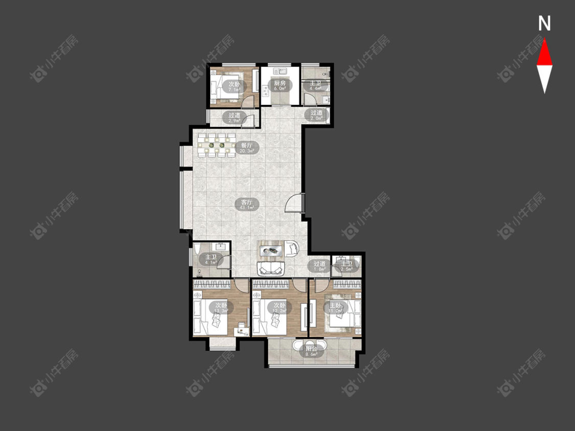五星星韵城房源户型图 常州五星星韵城在售二手房源户型图_小牛看房