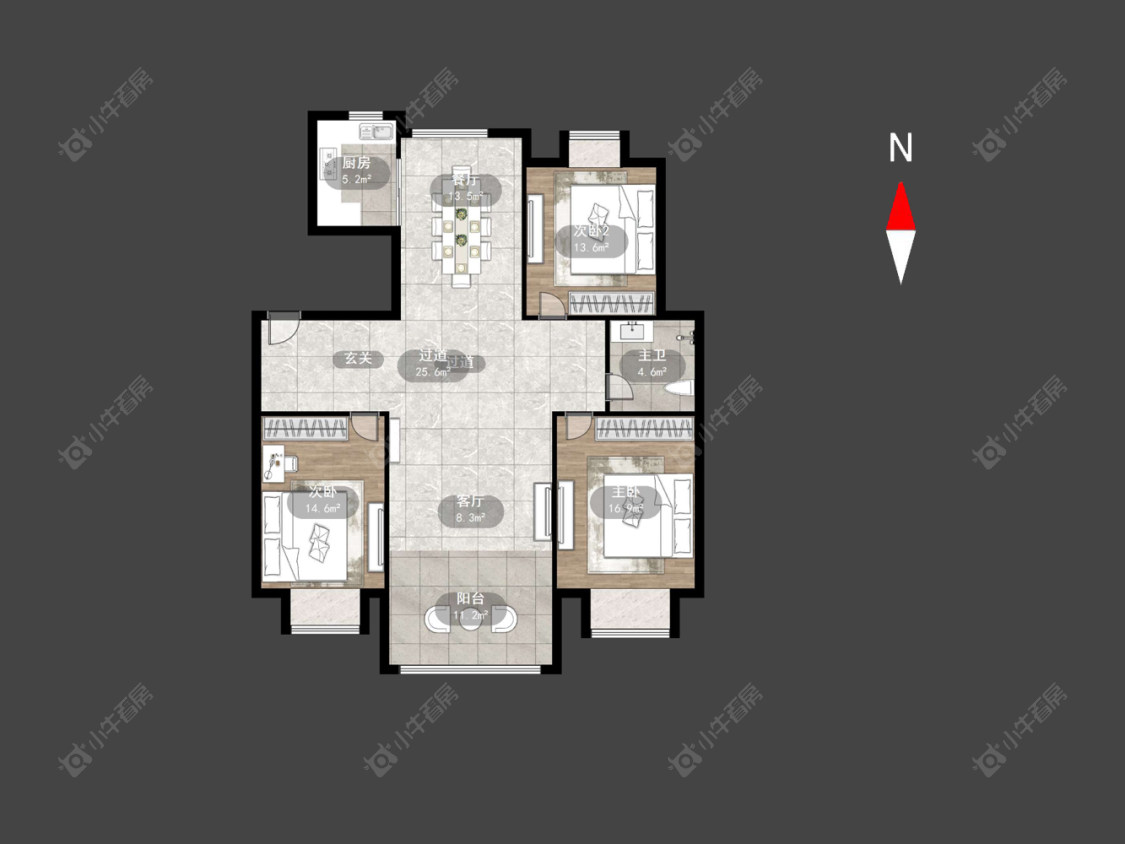 常州吟枫苑西区在售二手房源户型图_小牛看房