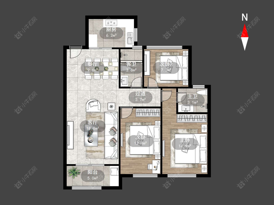 常州上书房在售二手房源户型图_小牛看房