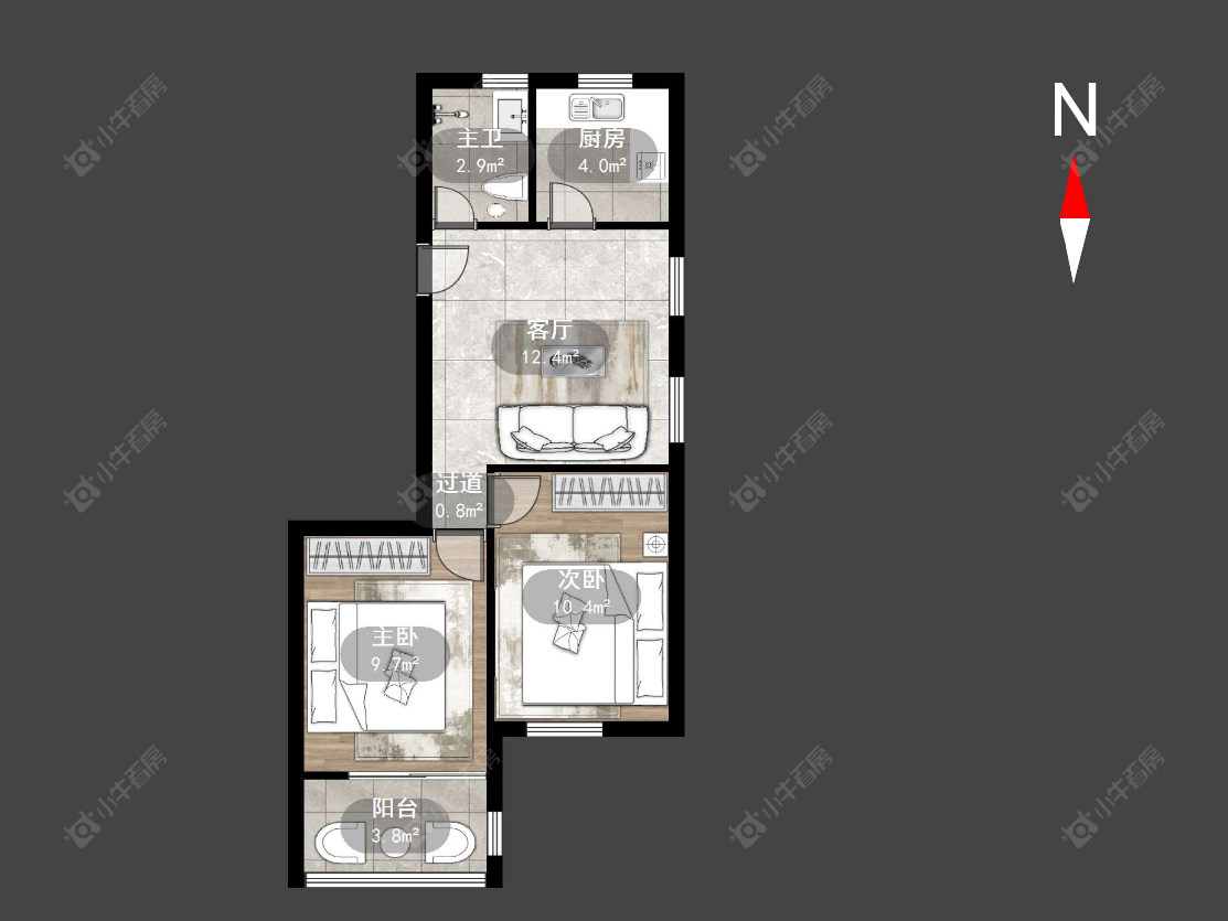 常州丽华三村在售二手房源户型图_小牛看房