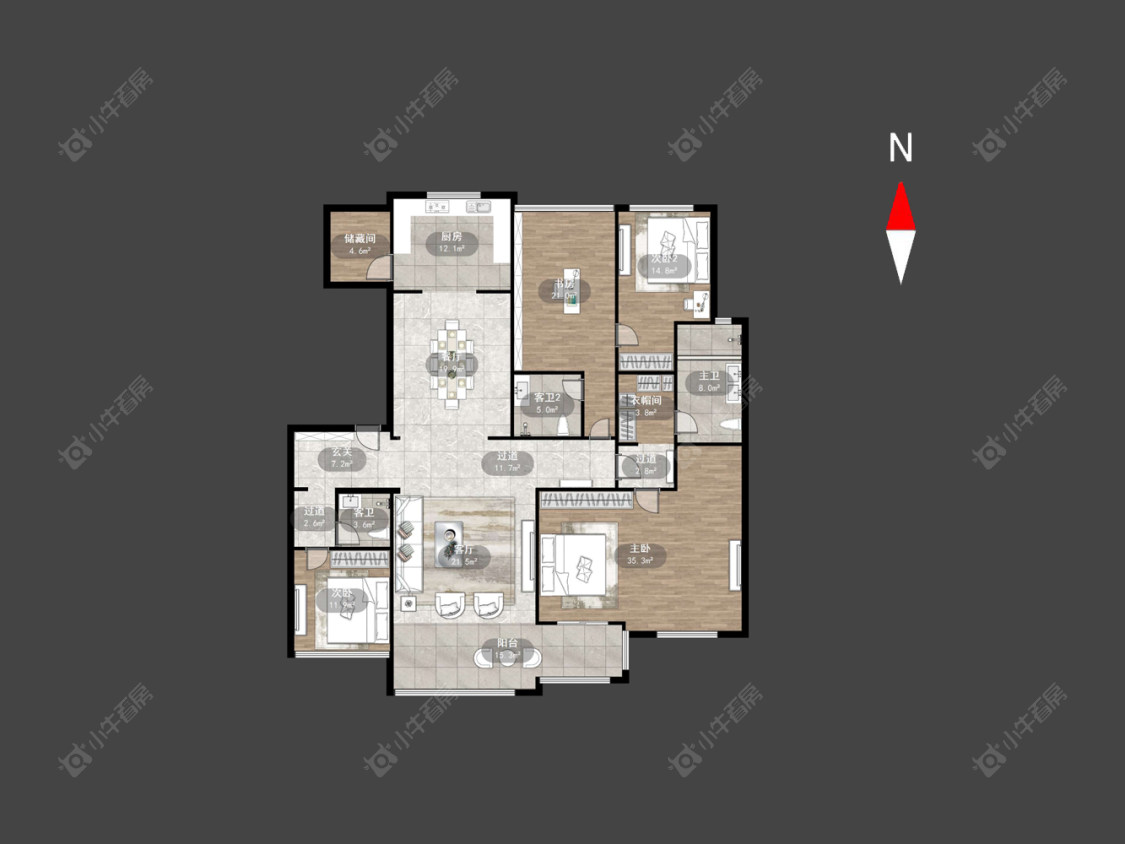 常州龙湖原山在售二手房源户型图_小牛看房