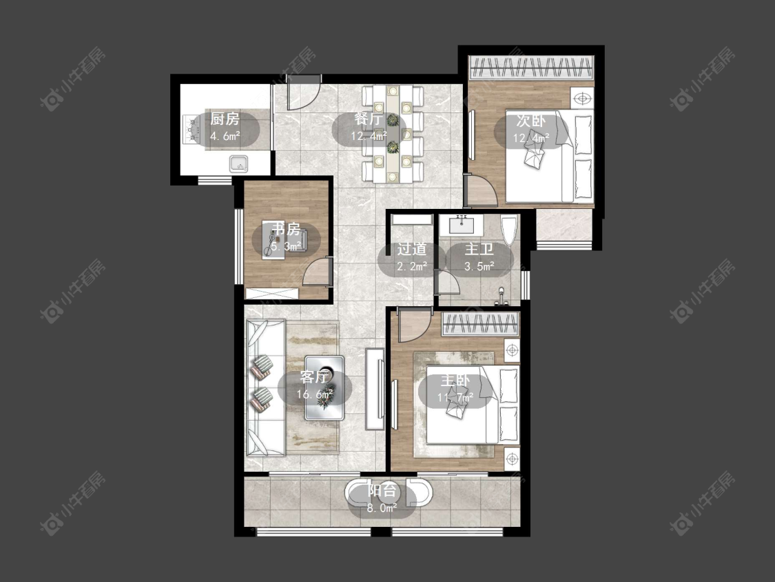 运河天地房源户型图 常州运河天地在售二手房源户型图_小牛看房