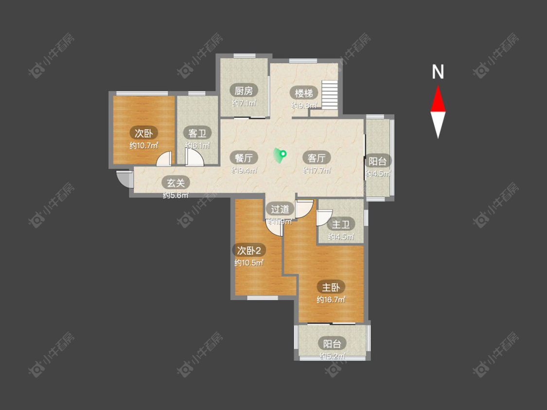 常州银河湾第一城一期在售二手房源户型图_小牛看房