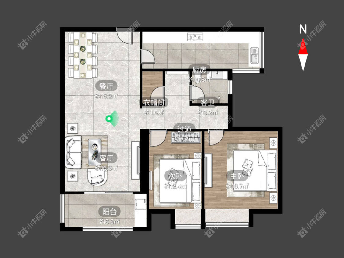 常州彩虹城在租房源_小牛看房