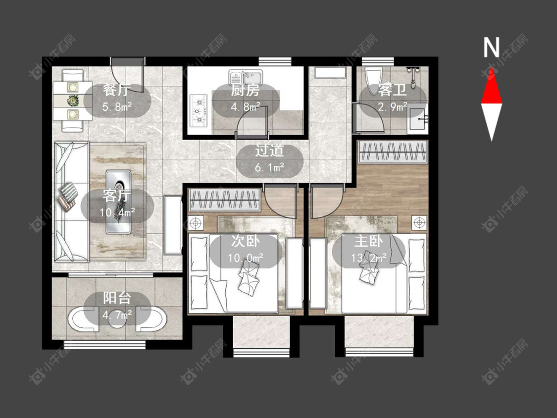 常州华林家园三期在售二手房源户型图_小牛看房