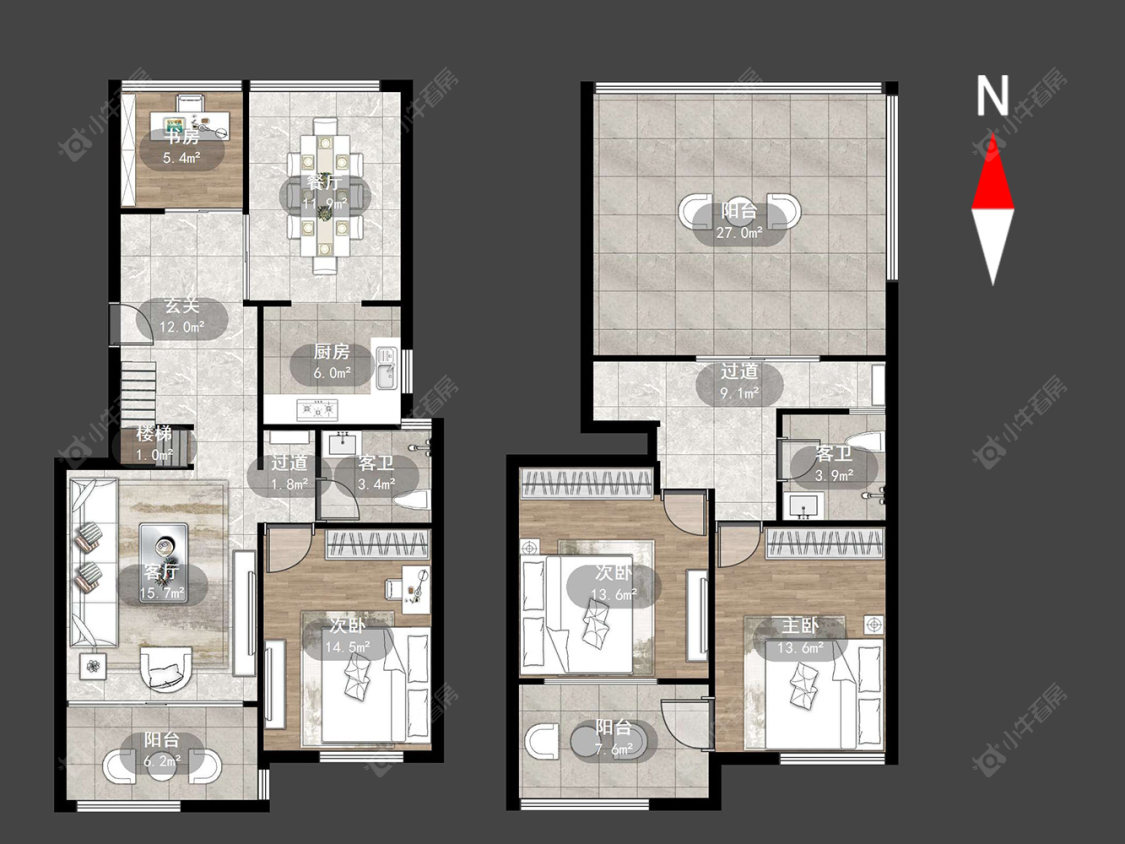新城香溢澜桥二期房源户型图 常州新城香溢澜桥二期在售二手房源户型图_小牛看房
