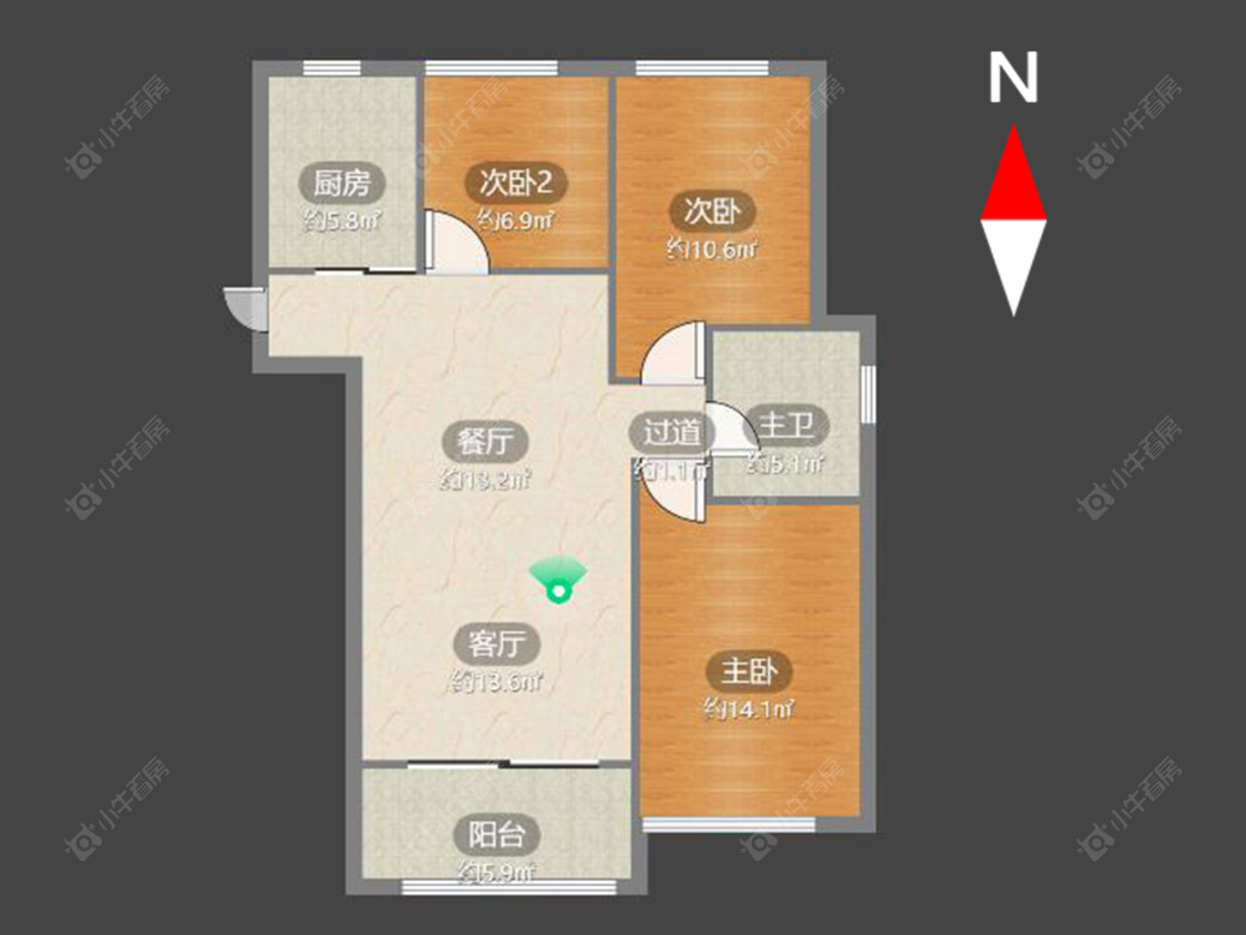 绿都万和城七区房源户型图 常州绿都万和城七区在售二手房源户型图_小牛看房