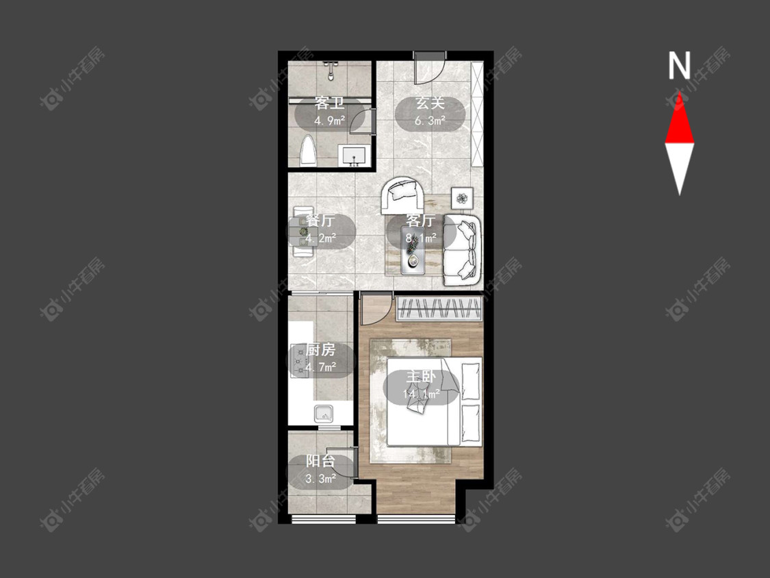 美吉特黄金公寓房源户型图 常州美吉特黄金公寓在售二手房源户型图_小牛看房