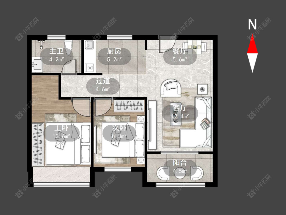 新欣嘉园房源户型图 常州新欣嘉园在售二手房源户型图_小牛看房