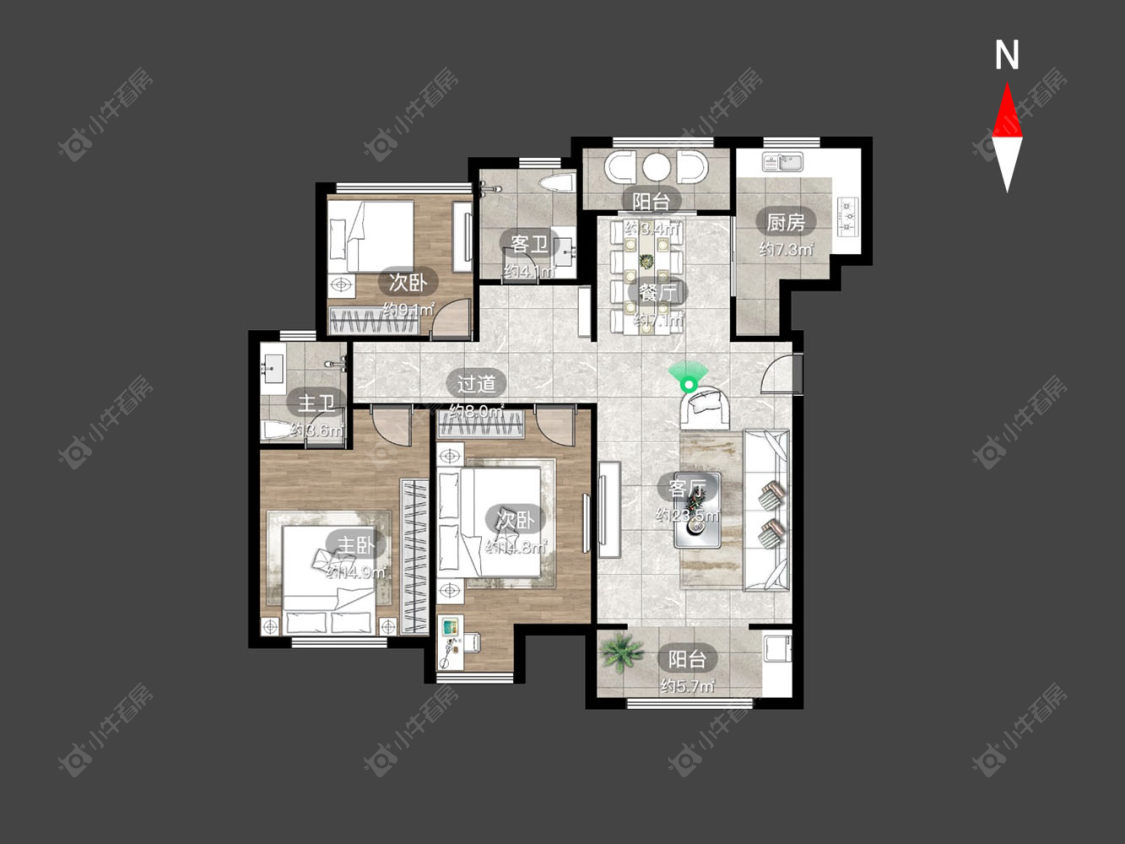 常州景瑞望府在售二手房_小牛看房