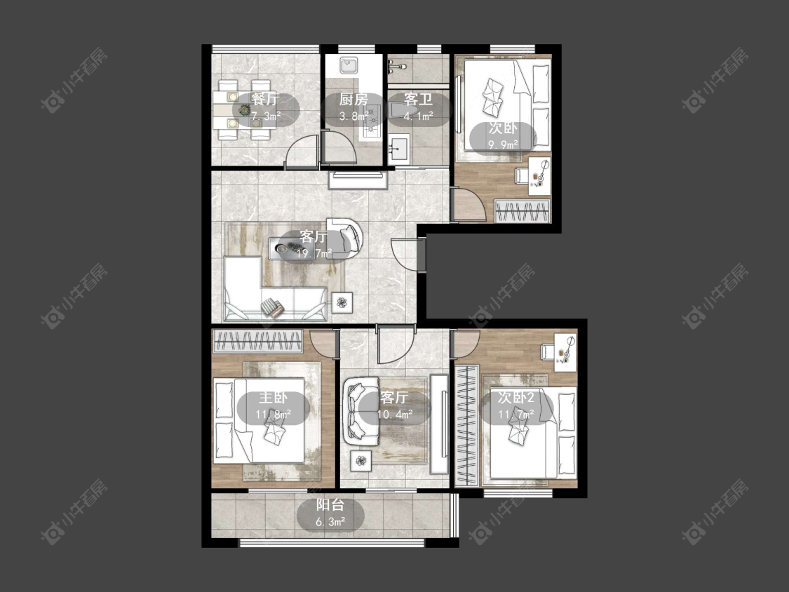 丹阳小定船在售二手房源户型图_小牛看房