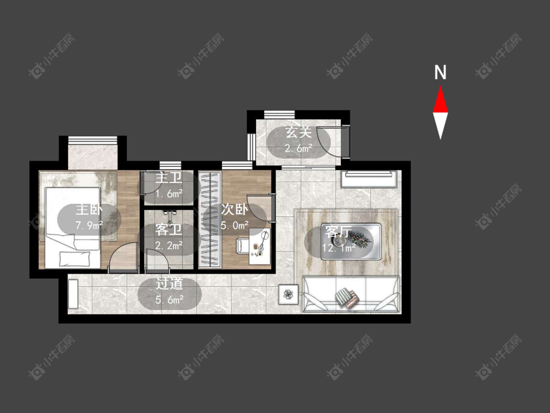 光明当代拾光里房源户型图 常州光明当代拾光里在售二手房源户型图_小牛看房
