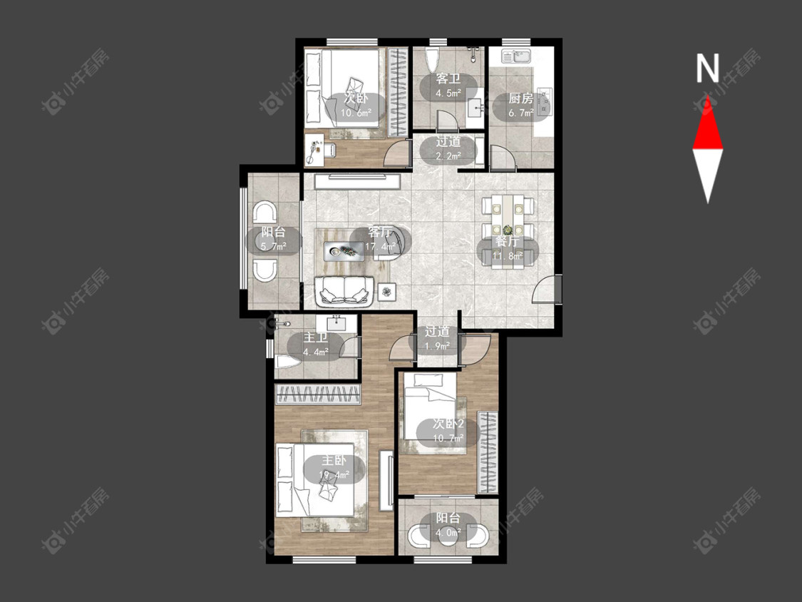 清水湾花园三期房源户型图 常州清水湾花园三期在售二手房源户型图_小牛看房