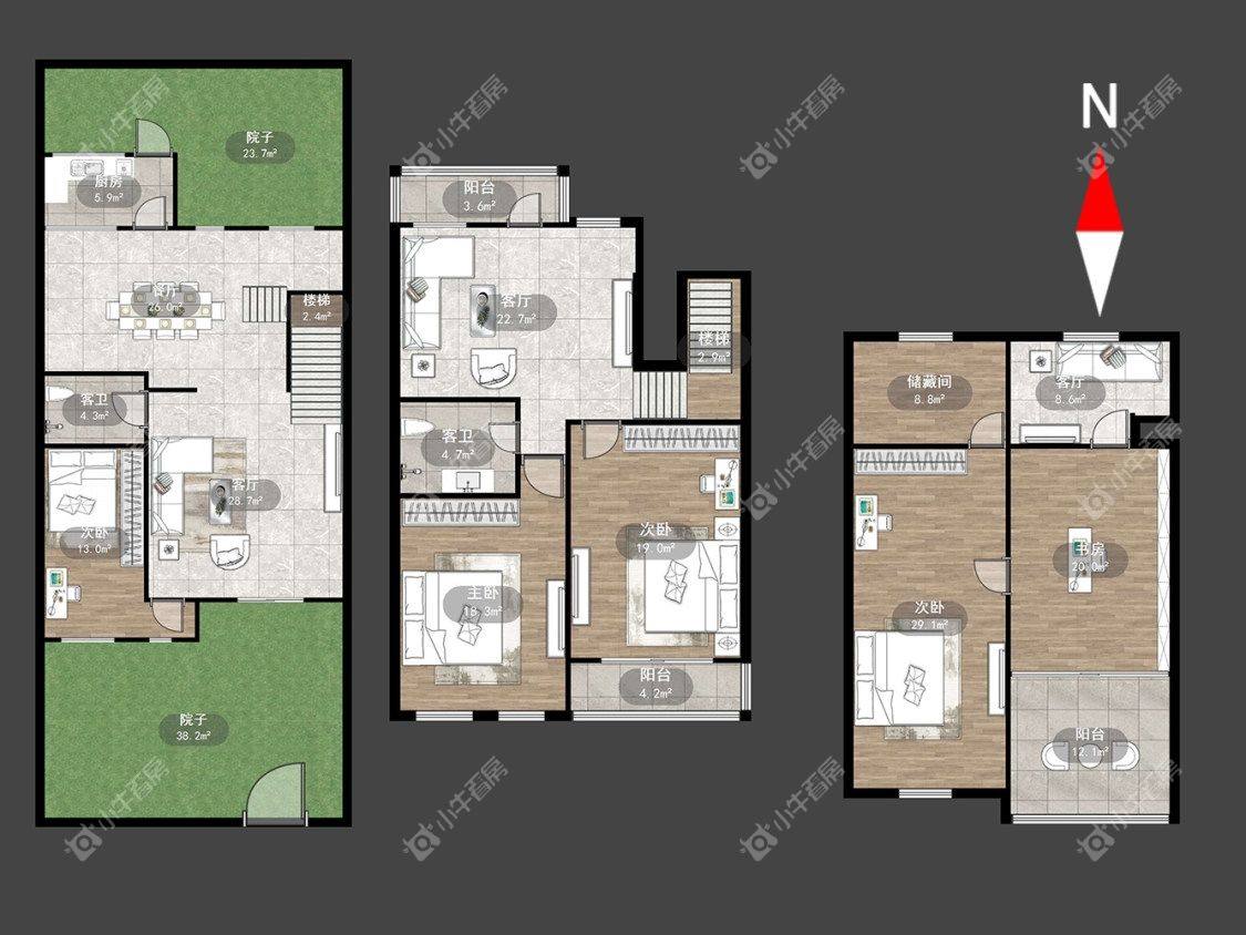 常州陈渡镇北在租房源户型图_小牛看房
