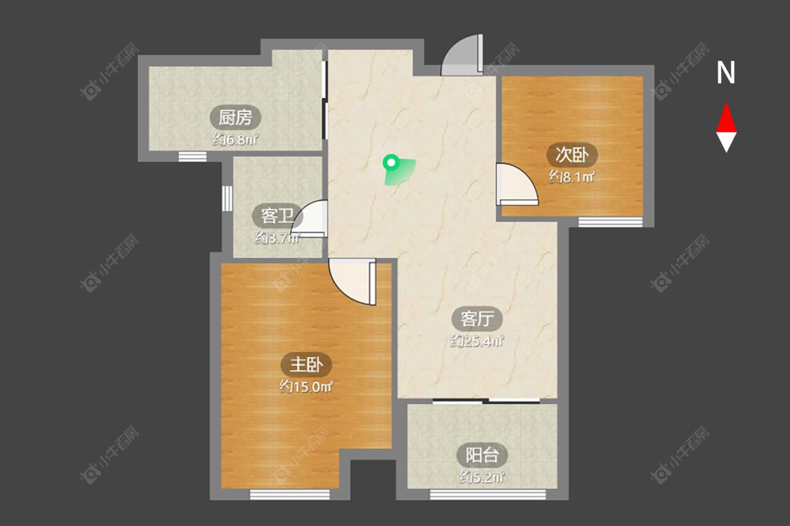 常州新城域三期在售二手房源户型图_小牛看房