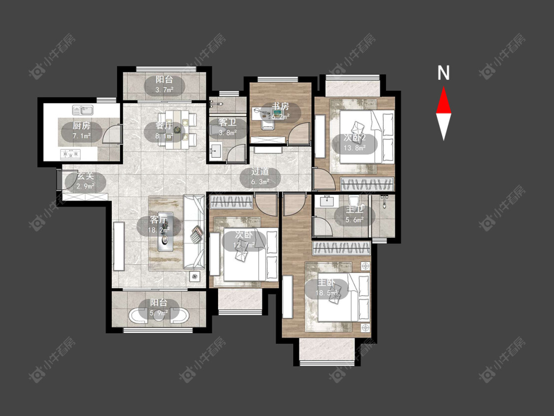 常州雅居乐星河湾在售二手房源户型图_小牛看房