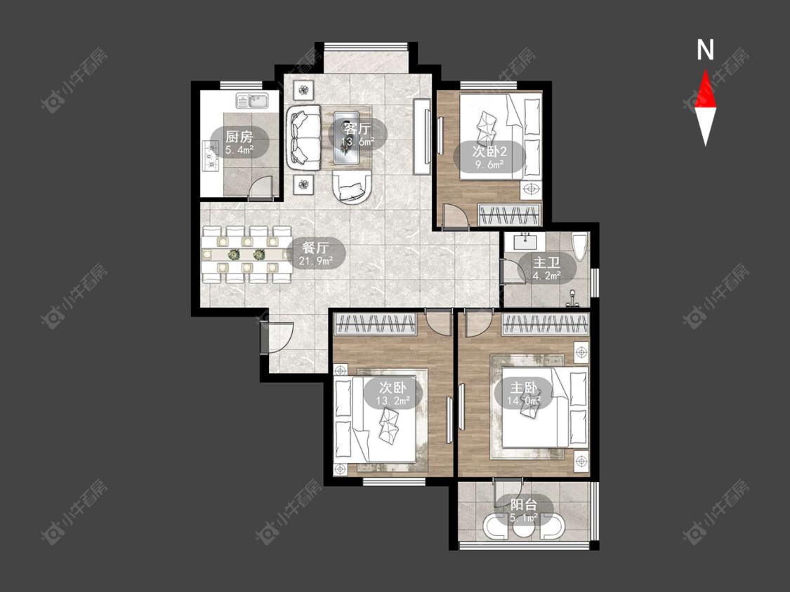 绿园爱舍南区房源户型图 常州绿园爱舍南区在售二手房源户型图_小牛看房