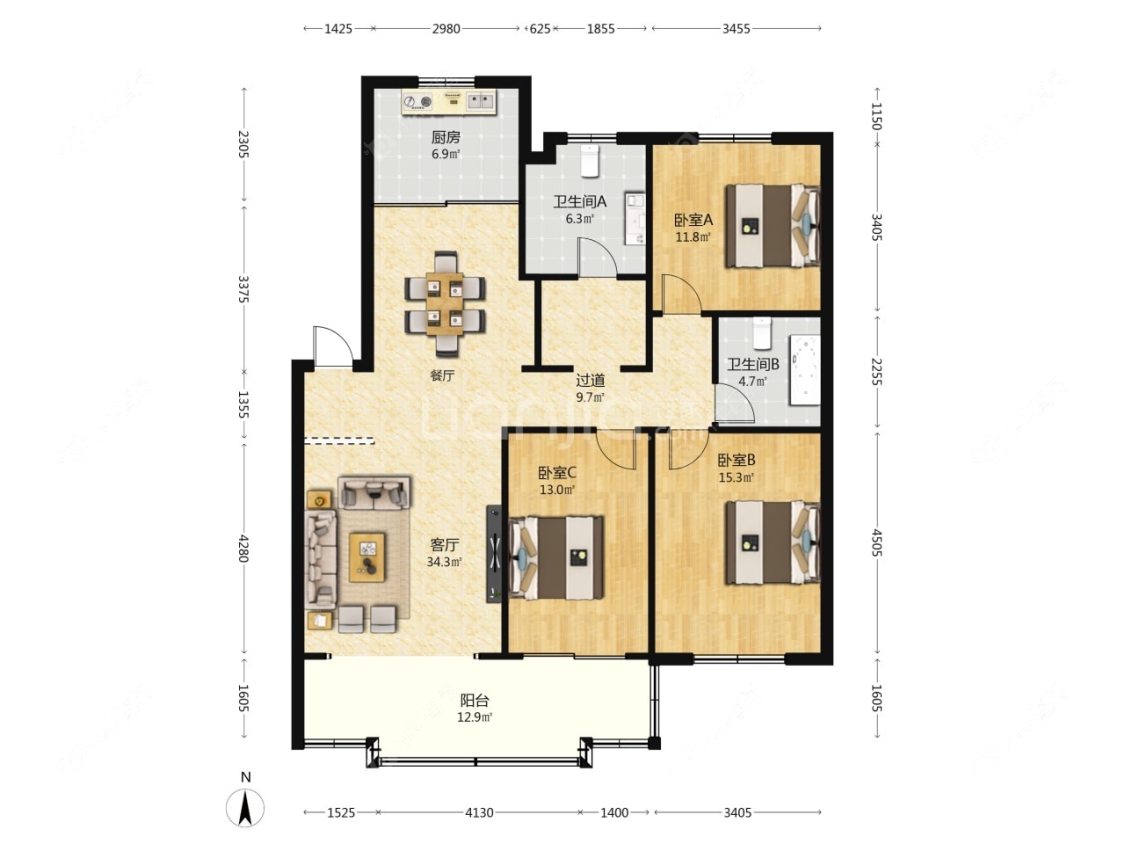 常州娑罗家园租房_小牛看房