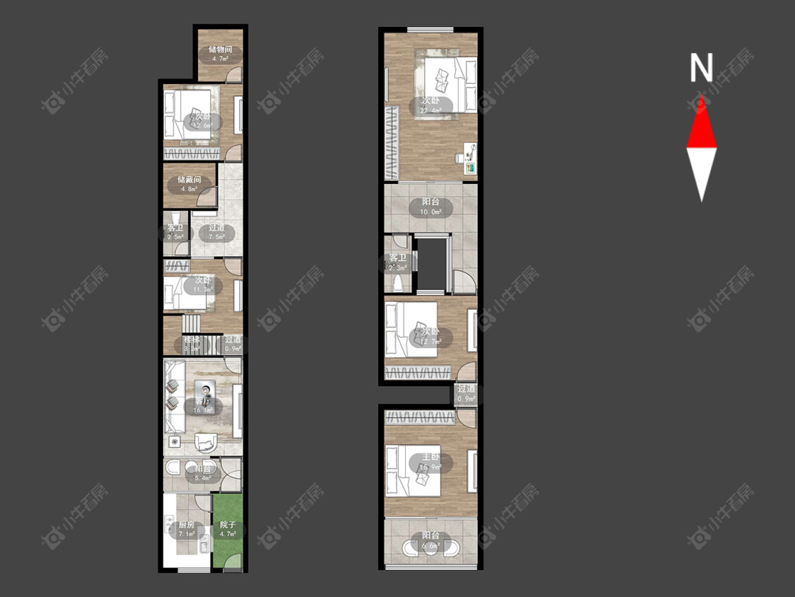 常州新华村委在售二手房源户型图_小牛看房