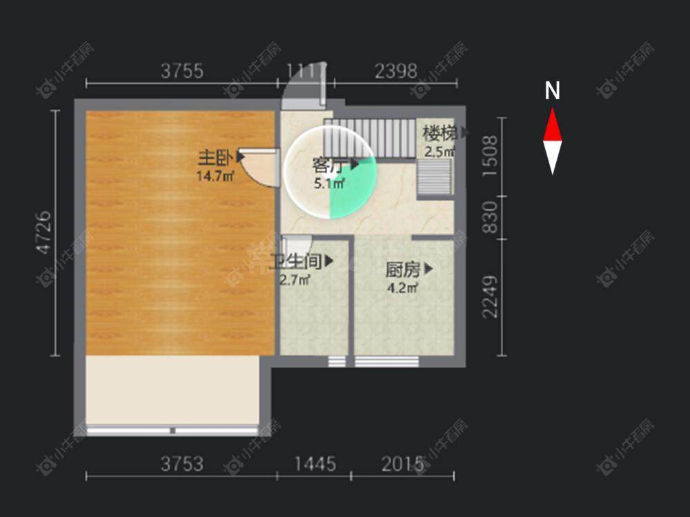 常州清潭新村在售二手房源户型图_小牛看房