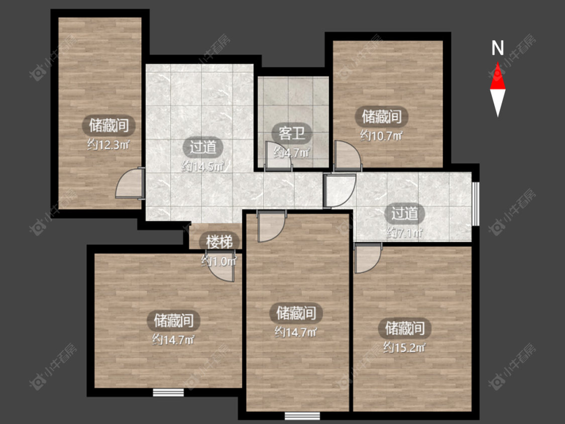 常州顺园八村北区在售二手房源户型图_小牛看房