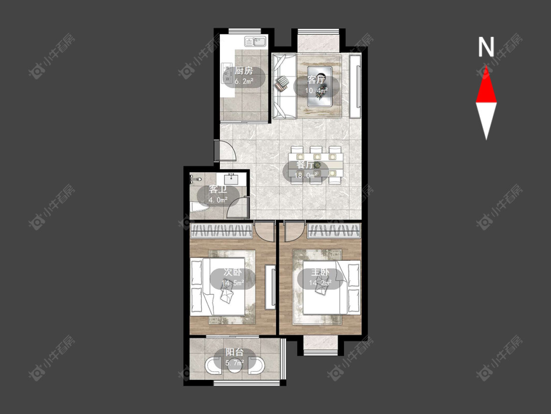 西林家园一期房源户型图 常州西林家园一期在售二手房源户型图_小牛看房