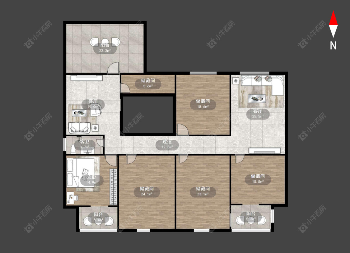 常州杨家花园在售二手房源户型图_小牛看房