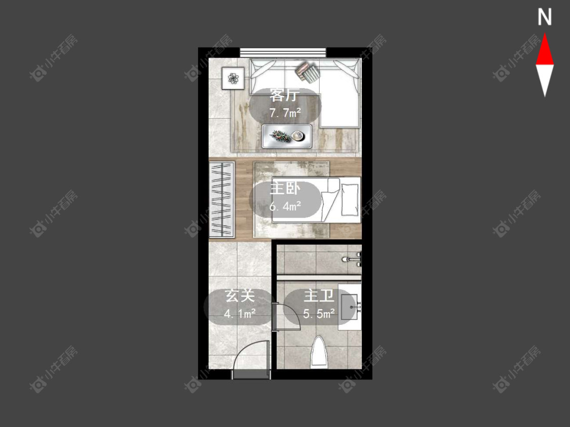 常州凯纳商务广场在售二手房源户型图_小牛看房